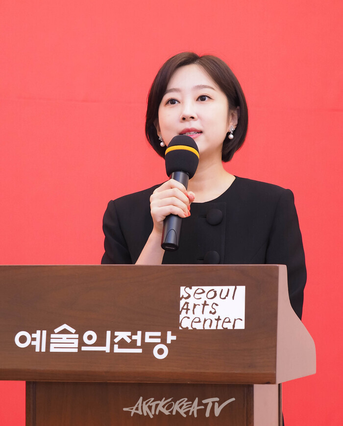 '에드바르 뭉크: 비욘드 더 스크림' 전시 기자간담회(이세라 아츠인유 대표) 2024.05.21 사진 ⓒ아트코리아방송 이용선 기자​​