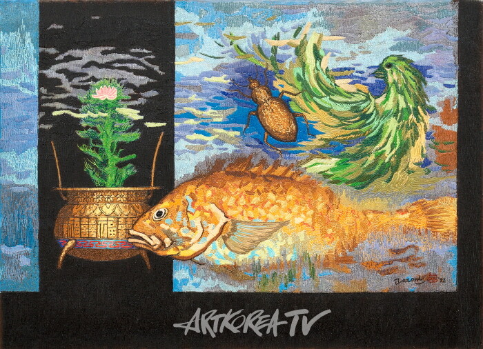 생명의 기쁨, 캔버스에 유채, 53×72.7cm, 1992