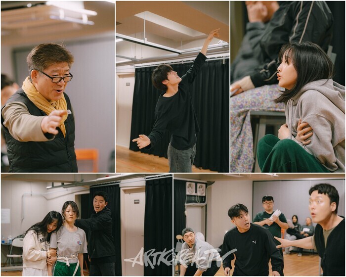 연극 '은의 밤' 연습 장면. 제공 바람엔터테인먼트