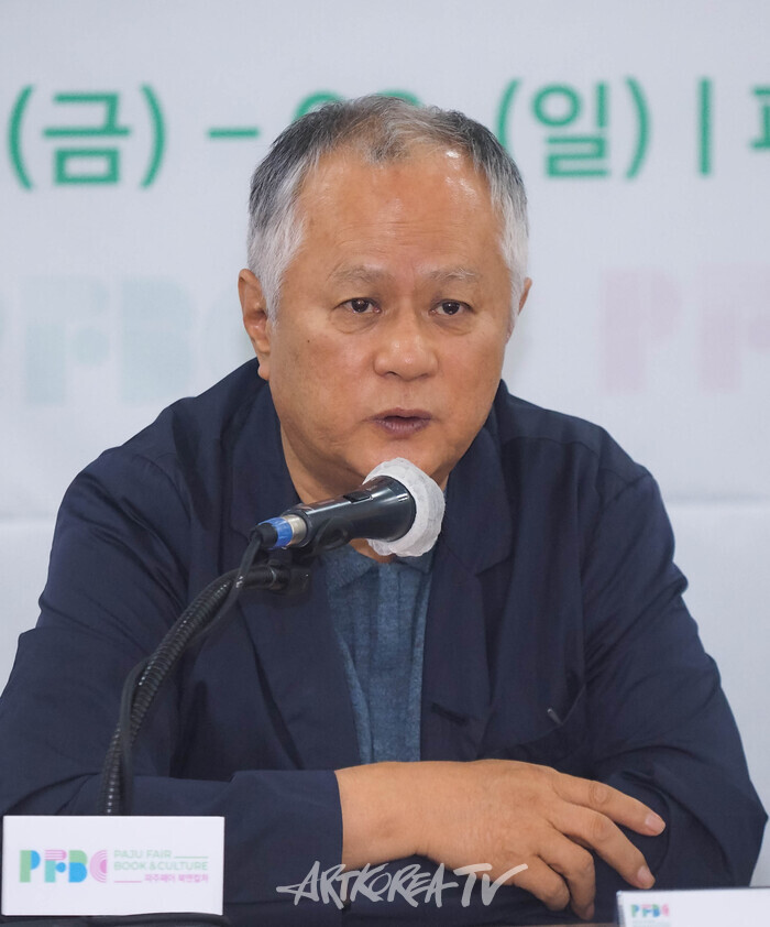 '2024 파주페어_북앤컬처' 기자간담회(송승환 총감독) 2024.05.28 사진 ⓒ아트코리아방송 이용선 기자​​​