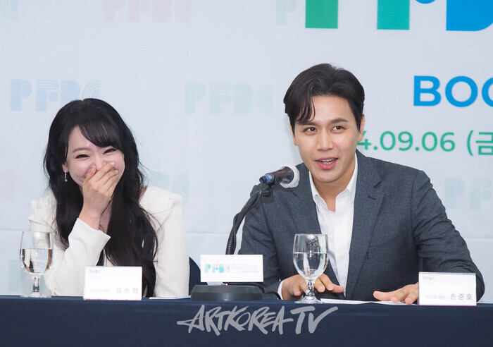 '2024 파주페어_북앤컬처' 기자간담회(뮤지컬 배우 김소현, 손준호) 2024.05.28 사진 ⓒ아트코리아방송 이용선 기자​​​