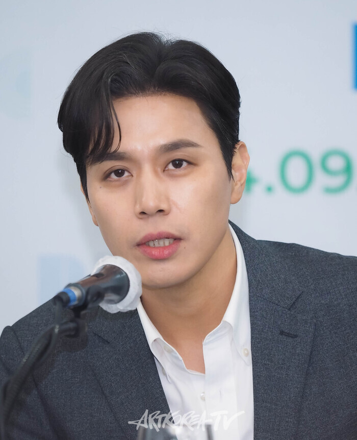 '2024 파주페어_북앤컬처' 기자간담회(뮤지컬 배우 손준호) 2024.05.28 사진 ⓒ아트코리아방송 이용선 기자​​​