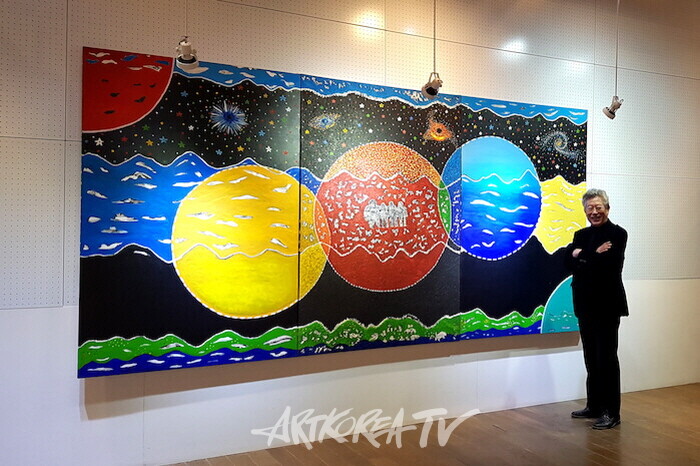 '우주화가' 하정열, 30회 개인전 6월 인사아트프라자갤러리에서 개최