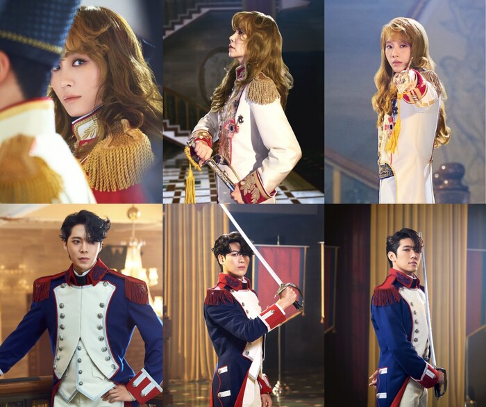 뮤지컬 '베르사유의 장미' 2차 캐릭터. 제공 EMK뮤지컬컴퍼니