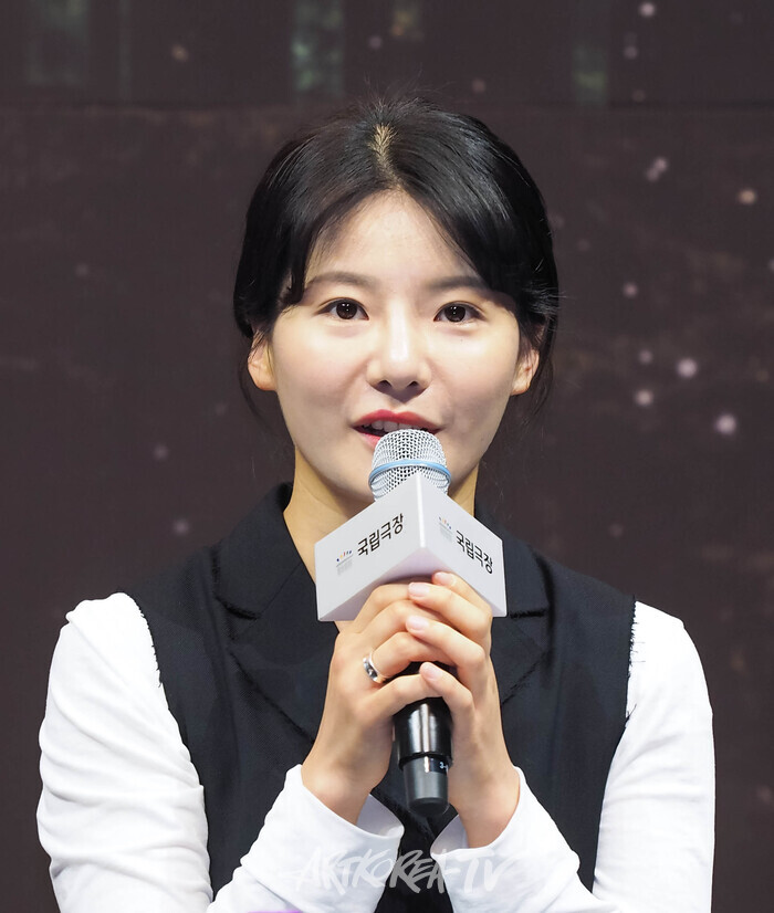 국립창극단 신작 '만신 : 페퍼 샤먼' 기자간담회(국립창극단 김우정) 2024.05.29 사진 ⓒ아트코리아방송 이용선 기자​