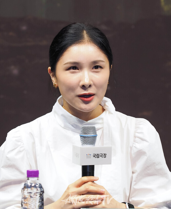 국립창극단 신작 '만신 : 페퍼 샤먼' 기자간담회(국립창극단 박경민) 2024.05.29 사진 ⓒ아트코리아방송 이용선 기자​