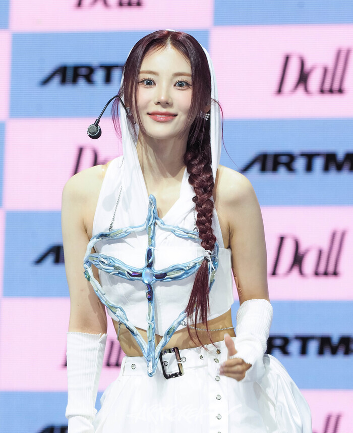 아르테미스(ARTMS) 진솔 첫 정규앨범 '달'(Dall) 발매 기념 쇼케이스. 2024.05.30 사진 ⓒ아트코리아방송 이용선 기자​