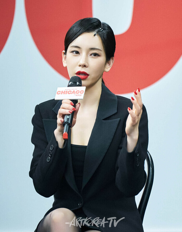 2024 뮤지컬 '시카고' 연습실 공개 인터뷰(벨마 켈리 역 정선아) 2024.05.23 제공 신시컴퍼니