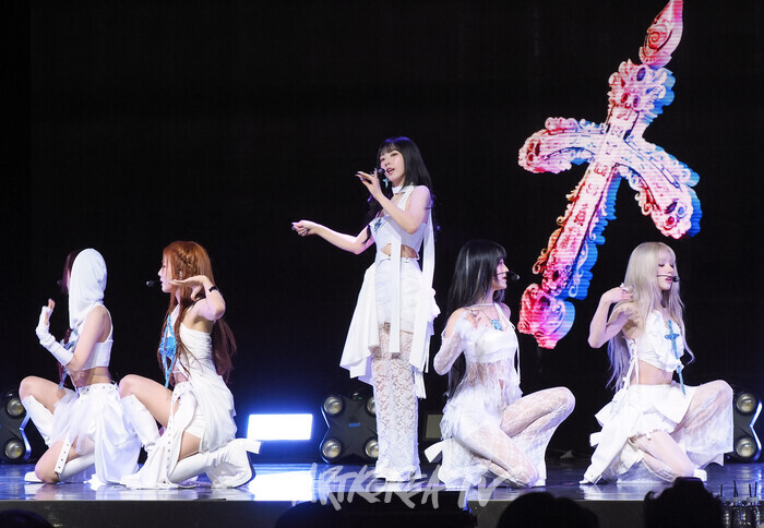 아르테미스(ARTMS) 첫 정규앨범 '달'(Dall) 발매 기념 쇼케이스. 2024.05.30 사진 ⓒ아트코리아방송 이용선 기자​