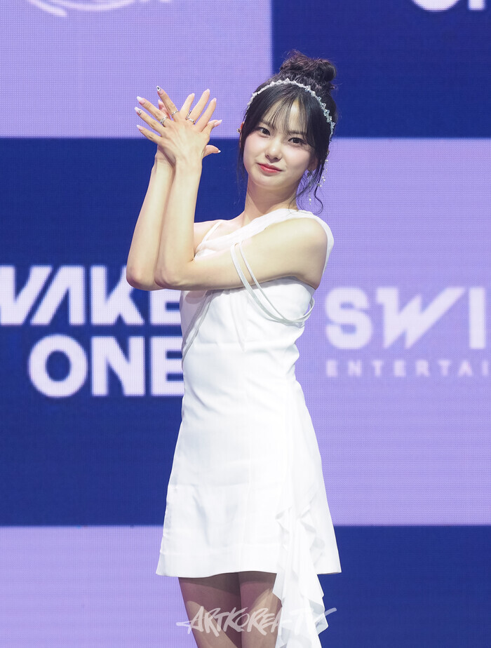 케플러 첫 번째 정규앨범 '켑원고잉 온'(Kep1going On) 발매 기념 쇼케이스(최유진). 2024.06.03 사진 ⓒ아트코리아방송 이용선 기자]