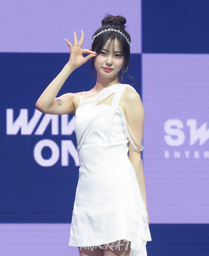 케플러 첫 번째 정규앨범 '켑원고잉 온'(Kep1going On) 발매 기념 쇼케이스(최유진). 2024.06.03 사진 ⓒ아트코리아방송 이용선 기자]