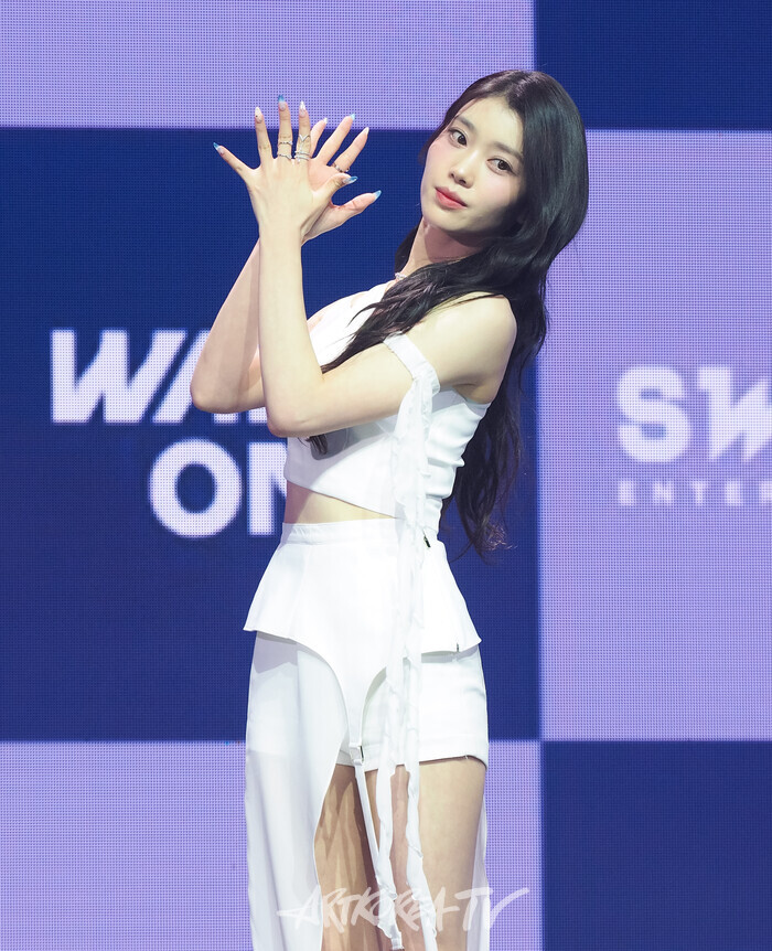 케플러 첫 번째 정규앨범 '켑원고잉 온'(Kep1going On) 발매 기념 쇼케이스(샤오팅). 2024.06.03 사진 ⓒ아트코리아방송 이용선 기자]