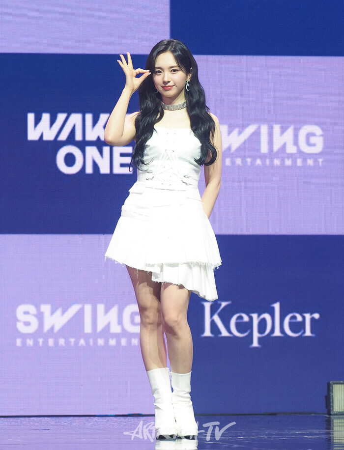 케플러 첫 번째 정규앨범 '켑원고잉 온'(Kep1going On) 발매 기념 쇼케이스(마시로). 2024.06.03 사진 ⓒ아트코리아방송 이용선 기자]