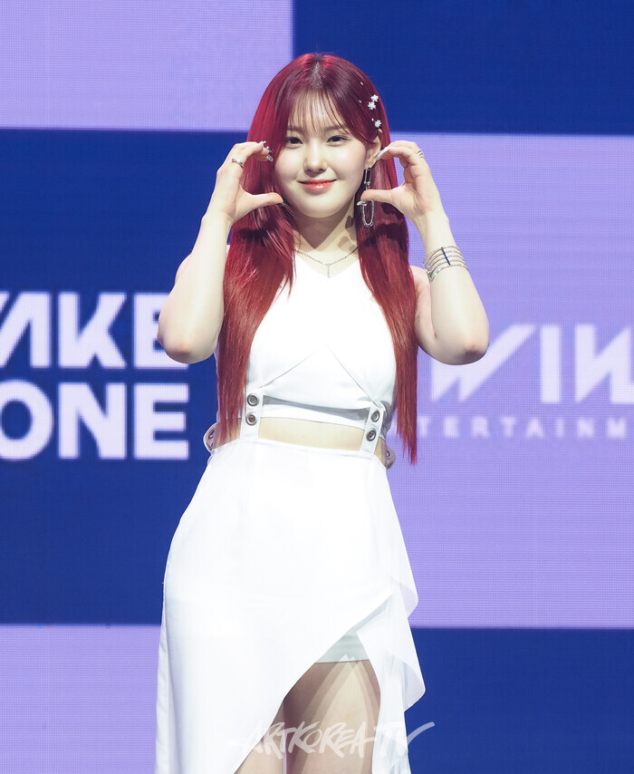 케플러 첫 번째 정규앨범 '켑원고잉 온'(Kep1going On) 발매 기념 쇼케이스(김채현). 2024.06.03 사진 ⓒ아트코리아방송 이용선 기자]