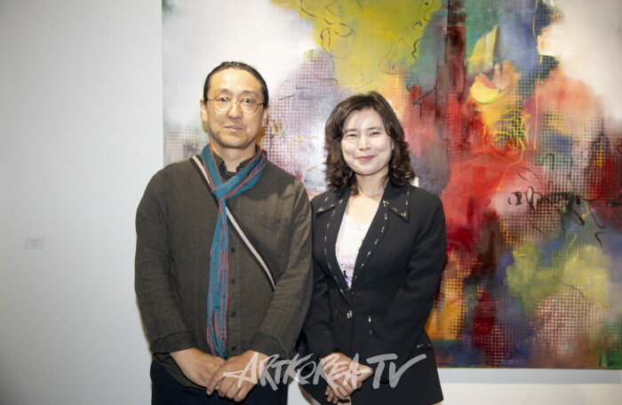 김종길 미술평론가와 조영순 작가