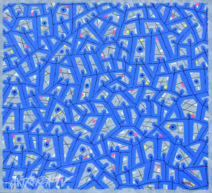 상생도-새로운만남110x120cm(50호 변형) oil on canvas, 2022