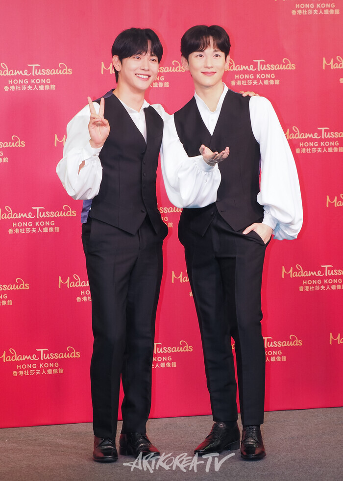 마담 투소 홍콩의 배우 임시완 밀랍인형 공개 행사. 2024.06.05 사진 ⓒ아트코리아방송 이용선 기자