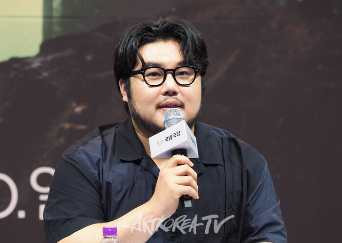 국립창극단 신작 '만신 : 페이퍼 샤먼' 기자간담회(국립창극단 유태평양(작창보)) 2024.05.29 사진 ⓒ아트코리아방송 이용선 기자​