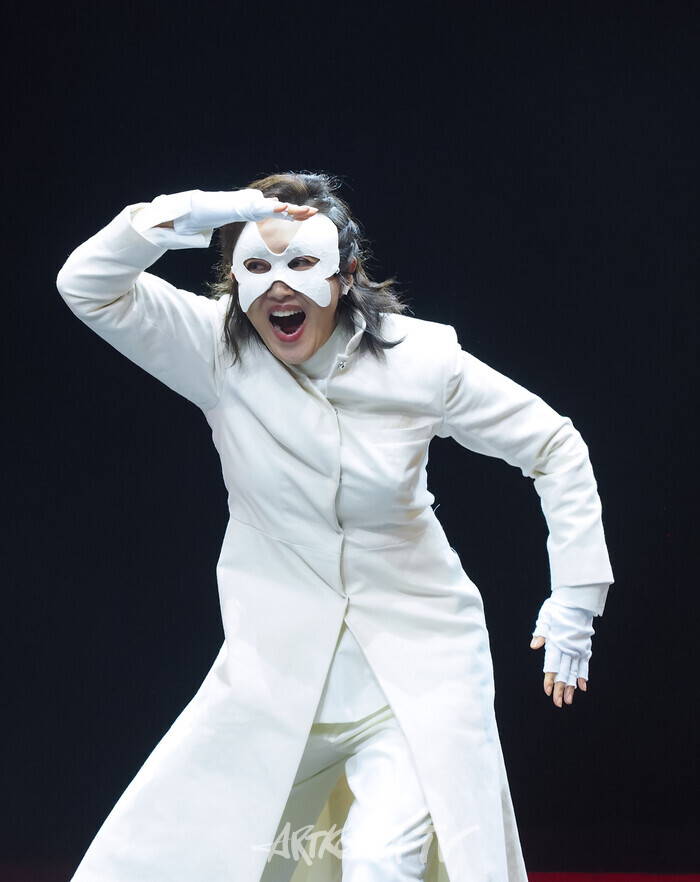 연극 '햄릿' 프레스콜(배우 3 역 정경순). 2024.06.13 사진 ⓒ아트코리아방송 이용선 기자