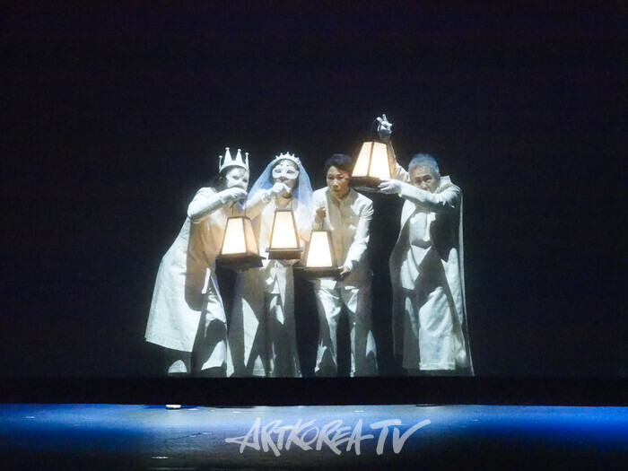 연극 '햄릿' 프레스콜(정경순, 손숙, 손봉숙, 박정자). 2024.06.13 사진 ⓒ아트코리아방송 이용선 기자