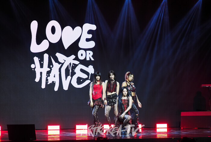 하이키 미니 3집 '러브 오어 헤이트(LOVE or HATE)' 발매 기념 쇼케이스. 2024.06.19 사진 ⓒ아트코리아방송 이용선 기자