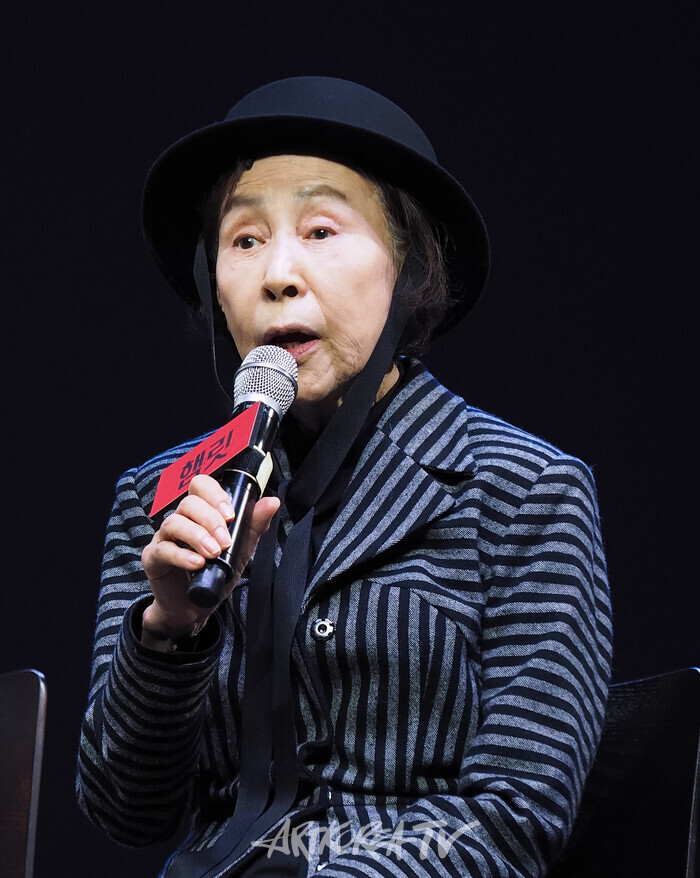 연극 '햄릿' 프레스콜 (손숙) 2024.06.13 사진 ⓒ아트코리아방송 이용선 기자