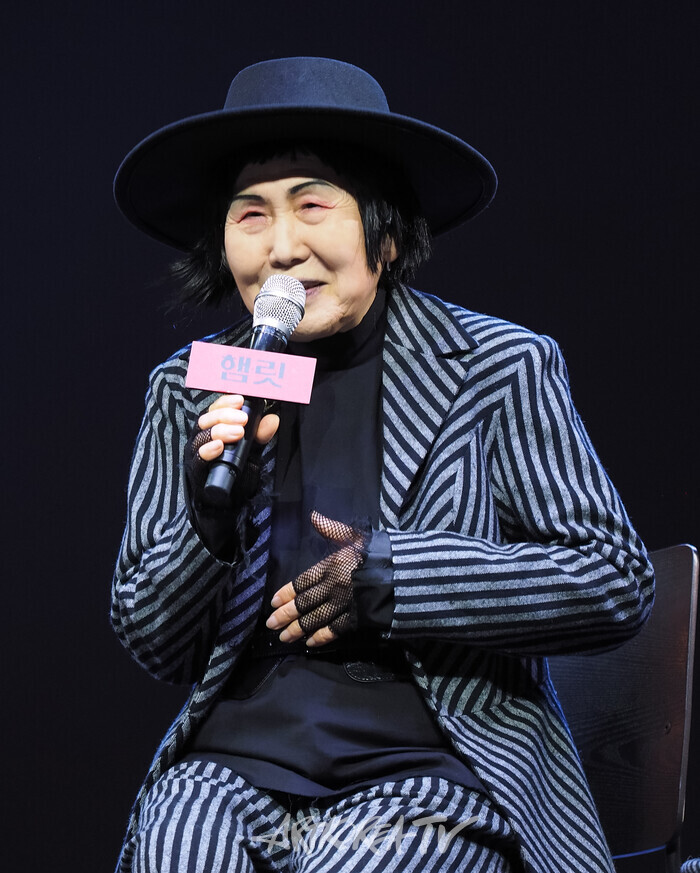 연극 '햄릿' 프레스콜 (박정자) 2024.06.13 사진 ⓒ아트코리아방송 이용선 기자