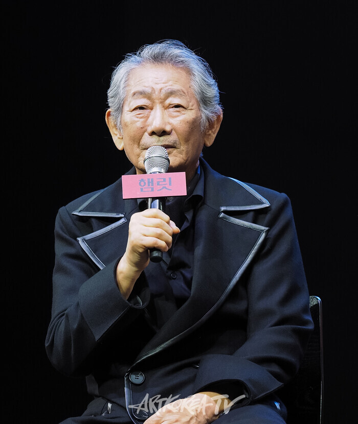 연극 '햄릿' 프레스콜 (전무송) 2024.06.13 사진 ⓒ아트코리아방송 이용선 기자