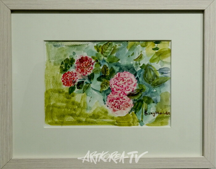 제17회 이방원 작가 개인전-수국