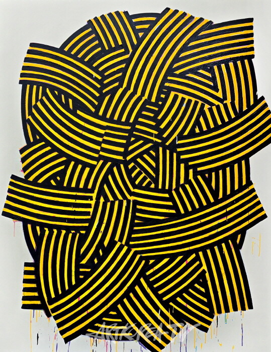 In garden 180x140cm oil,acrylic on canvas 2024