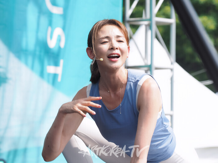 '원더러스트 코리아 2024'(야노 시호_요가와 명상으로 생기는 삶을 위한 활력을 만드는 비결 ) 2024.06.23 사진 ⓒ아트코리아방송 이용선 기자