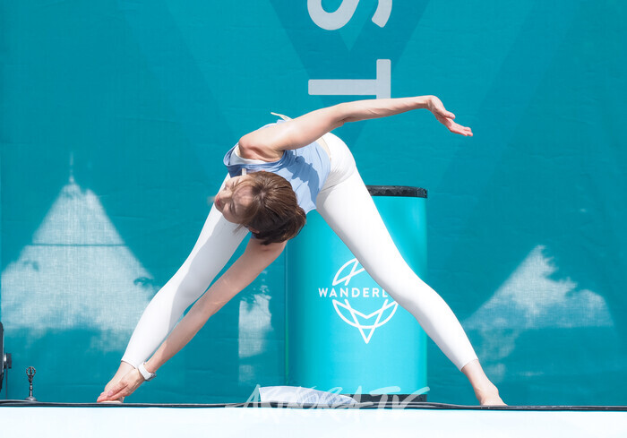 '원더러스트 코리아 2024'(야노 시호_요가와 명상으로 생기는 삶을 위한 활력을 만드는 비결 ) 2024.06.23 사진 ⓒ아트코리아방송 이용선 기자