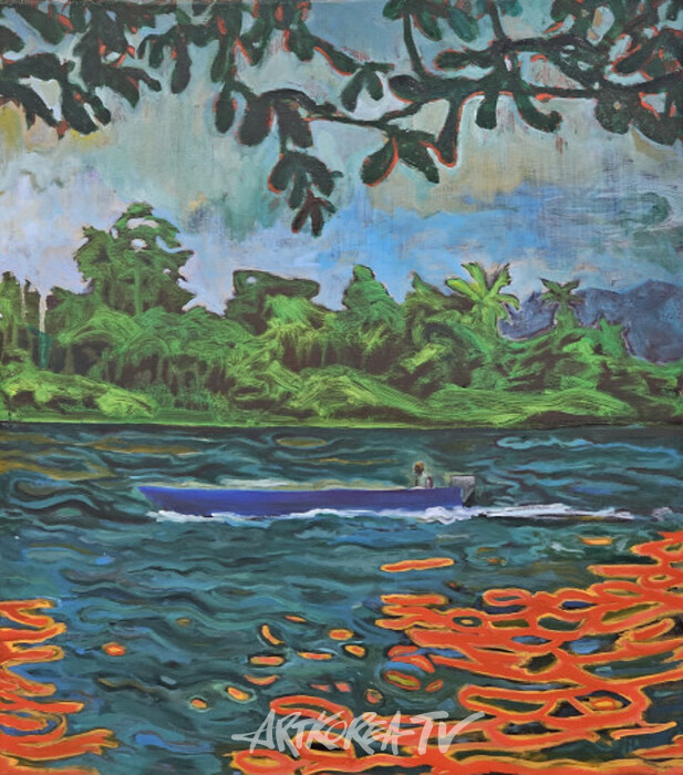 A boat, Oil on canvas, 60x72cm, 이태동