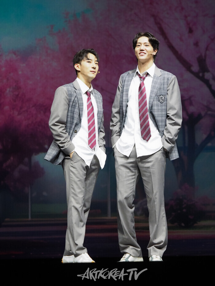 뮤지컬 '4월은 너의 거짓말'프레스콜(와타리 료타 역 조환지, 김진욱) 2024.07.04 사진 ⓒ아트코리아방송 이용선 기자