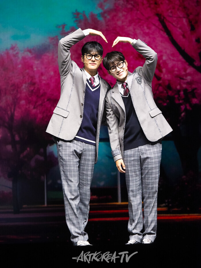 뮤지컬 '4월은 너의 거짓말'프레스콜(아리마 코세이 역 윤소호, 김희재) 2024.07.04 사진 ⓒ아트코리아방송 이용선 기자