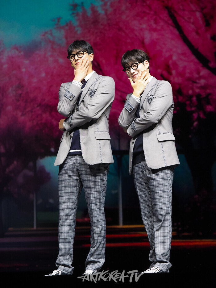 뮤지컬 '4월은 너의 거짓말'프레스콜(아리마 코세이 역 윤소호, 김희재) 2024.07.04 사진 ⓒ아트코리아방송 이용선 기자