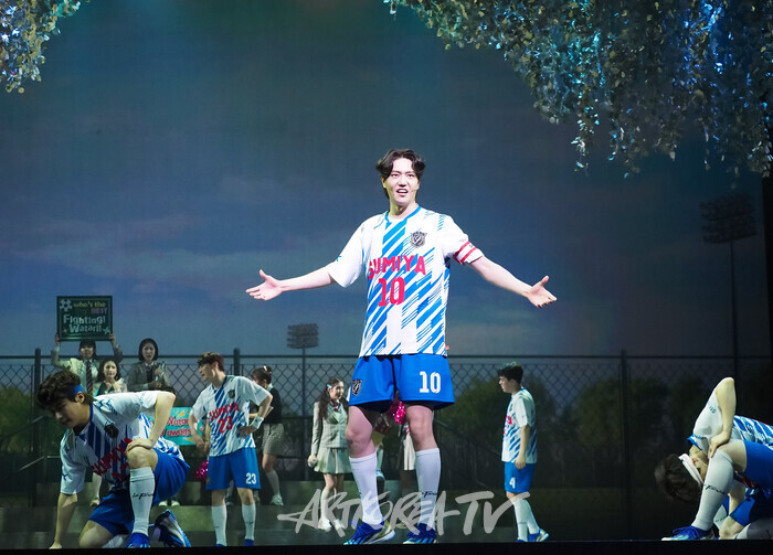 뮤지컬 '4월은 너의 거짓말'프레스콜(와타리 료타 역 김진욱) 2024.07.04 사진 ⓒ아트코리아방송 이용선 기자