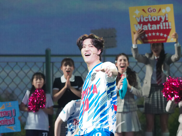 뮤지컬 '4월은 너의 거짓말'프레스콜(와타리 료타 역 김진욱) 2024.07.04 사진 ⓒ아트코리아방송 이용선 기자