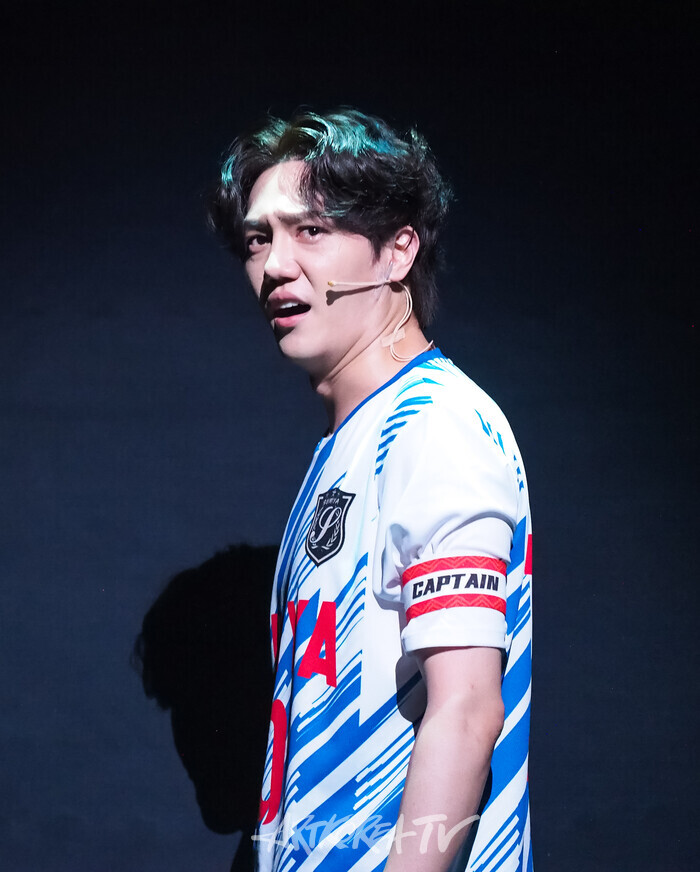 뮤지컬 '4월은 너의 거짓말'프레스콜(와타리 료타 역 김진욱) 2024.07.04 사진 ⓒ아트코리아방송 이용선 기자