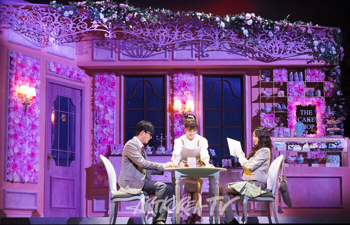 뮤지컬 '4월은 너의 거짓말'프레스콜(미야조노 카오리 역 이봄소리, 아리마 코세이 역 윤소호) 2024.07.04 사진 ⓒ아트코리아방송 이용선 기자