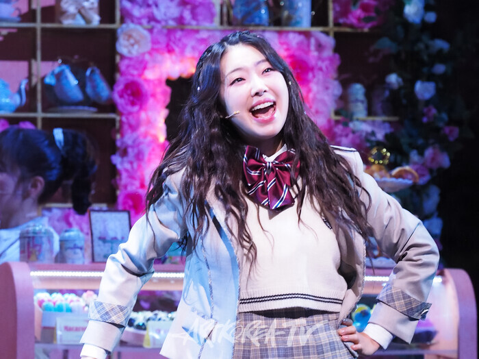 뮤지컬 '4월은 너의 거짓말'프레스콜(미야조노 카오리 역 이봄소리) 2024.07.04 사진 ⓒ아트코리아방송 이용선 기자