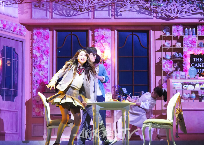 뮤지컬 '4월은 너의 거짓말'프레스콜(미야조노 카오리 역 이봄소리, 아리마 코세이 역 윤소호) 2024.07.04 사진 ⓒ아트코리아방송 이용선 기자