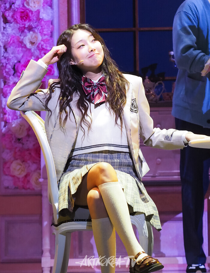 뮤지컬 '4월은 너의 거짓말'프레스콜(미야조노 카오리 역 이봄소리) 2024.07.04 사진 ⓒ아트코리아방송 이용선 기자