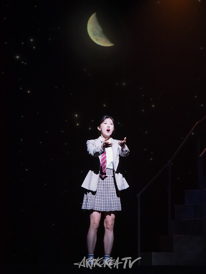 뮤지컬 '4월은 너의 거짓말'프레스콜(사와베 츠바키 역 박시인) 2024.07.04 사진 ⓒ아트코리아방송 이용선 기자