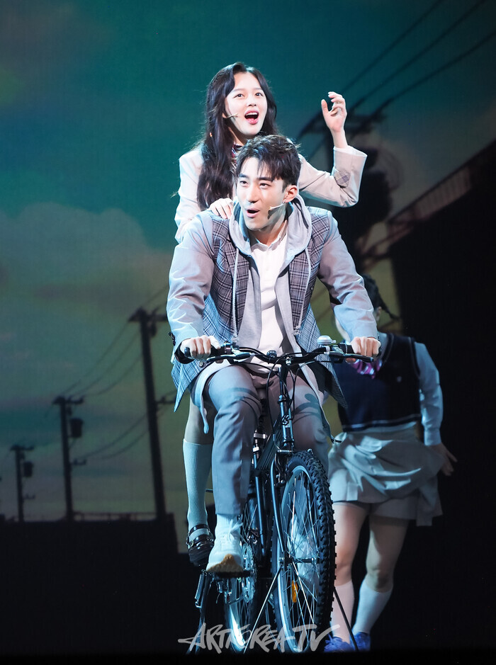 뮤지컬 '4월은 너의 거짓말'프레스콜(와타리 료타 역 조환지, 미야조노 카와리 역 정지소) 2024.07.04 사진 ⓒ아트코리아방송 이용선 기자