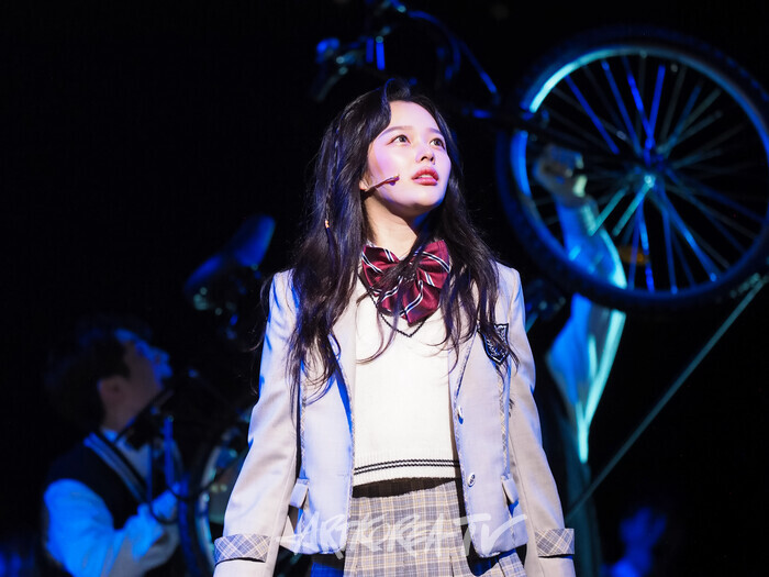 뮤지컬 '4월은 너의 거짓말'프레스콜(미야조노 카와리 역 정지소) 2024.07.04 사진 ⓒ아트코리아방송 이용선 기자