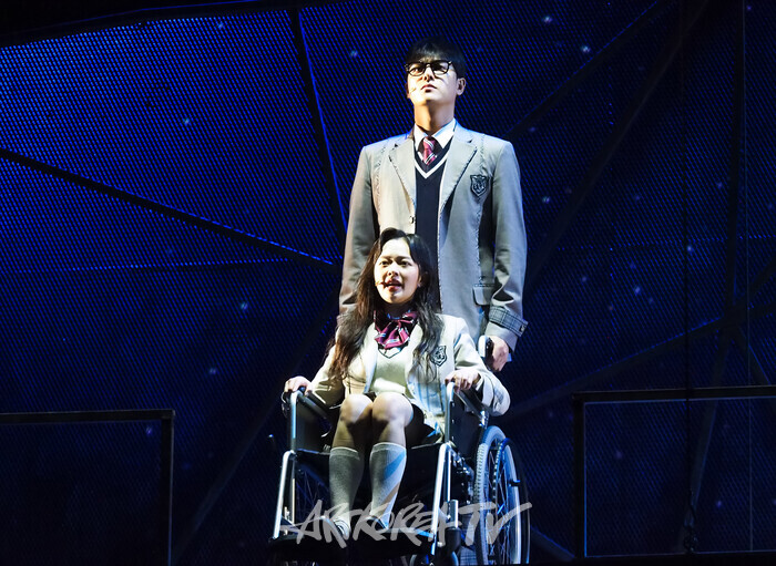 뮤지컬 '4월은 너의 거짓말'프레스콜(아리마 코세이 역 윤소호, 미야조노 카와리 역 정지소) 2024.07.04 사진 ⓒ아트코리아방송 이용선 기자