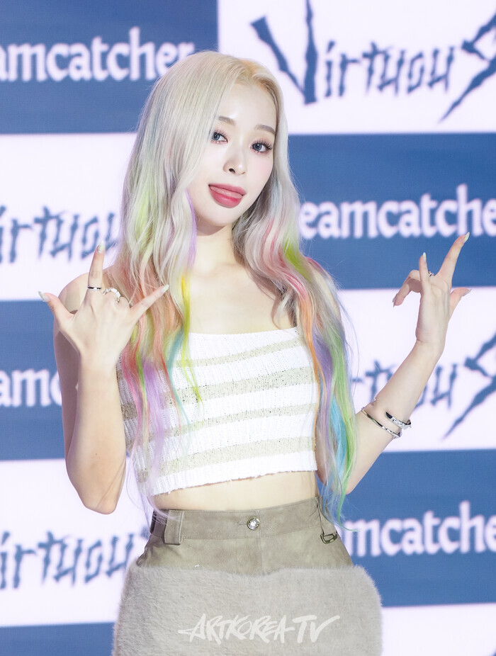 드림캐쳐 열 번째 미니 앨범 '버추어스'(VirtuouS) 발매 기념 쇼케이스. 2024.07.10 사진 ⓒ아트코리아방송 이용선 기자