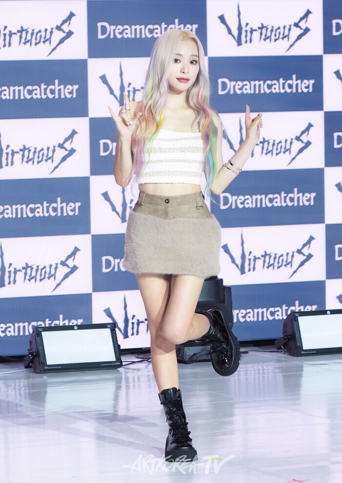 드림캐쳐 열 번째 미니 앨범 '버추어스'(VirtuouS) 발매 기념 쇼케이스. 2024.07.10 사진 ⓒ아트코리아방송 이용선 기자