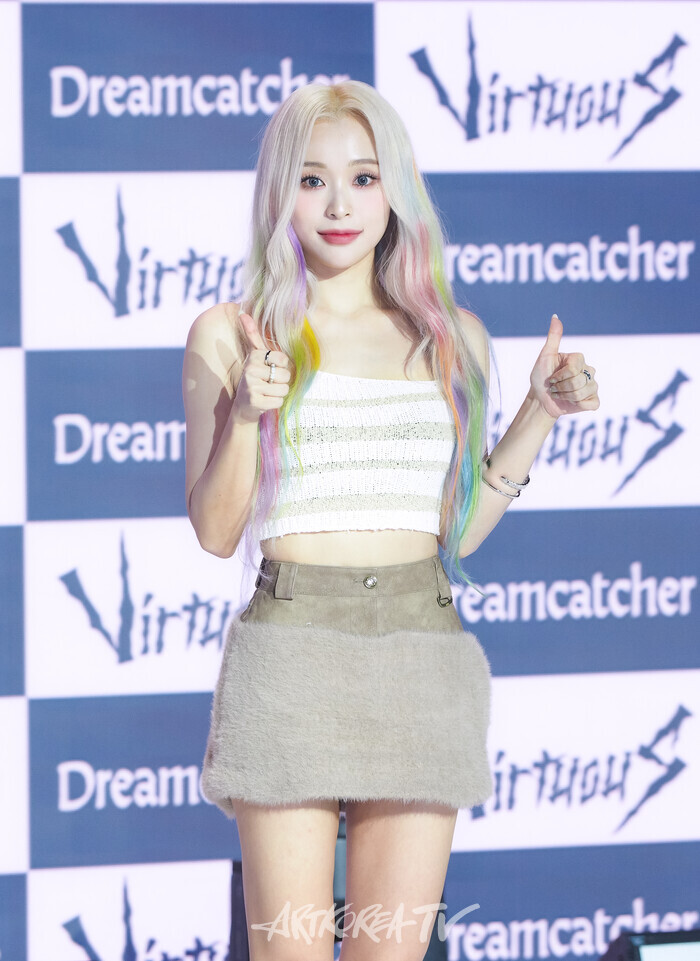 드림캐쳐 열 번째 미니 앨범 '버추어스'(VirtuouS) 발매 기념 쇼케이스. 2024.07.10 사진 ⓒ아트코리아방송 이용선 기자